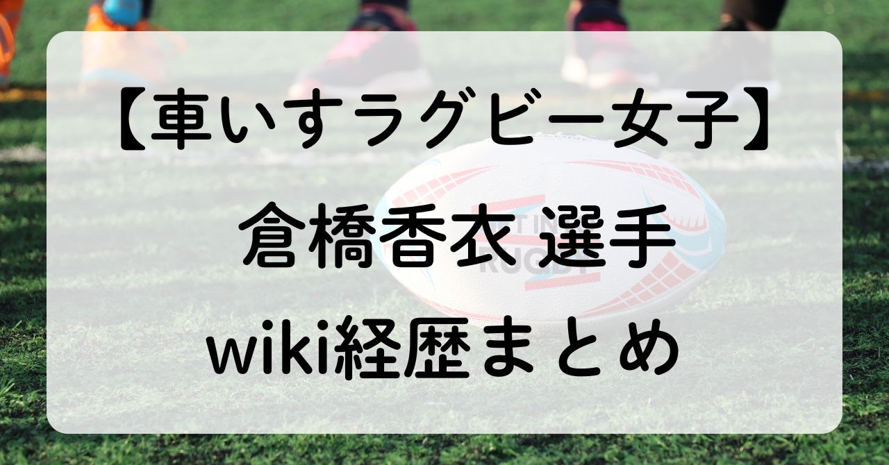 ラクビーボールと記事のタイトル